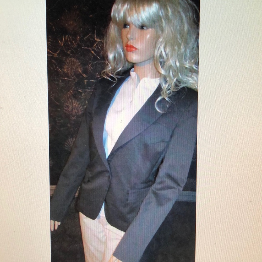Victoria's Secret Gray Jacket Blazer 16 NEW